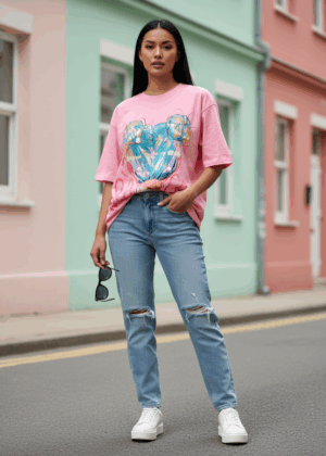 Peach Tshirt
