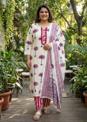 The Pink Tree | Plus-Size Salwar Suit